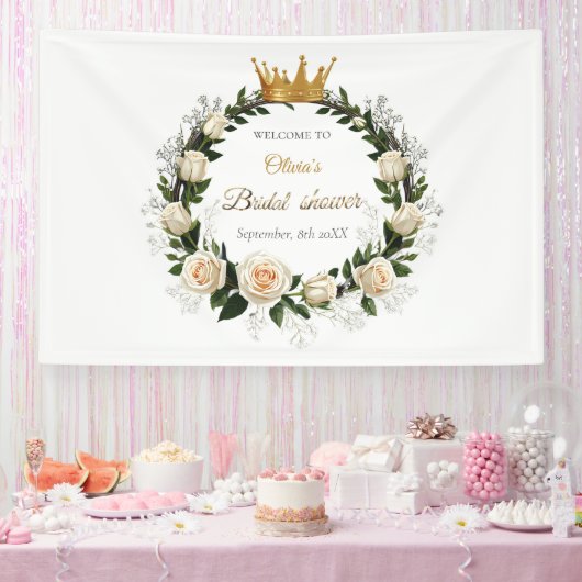 White Roses & Baby's Atem Banner (Party)
