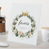 White Roses & Baby's Atem-Lieblinge Sockelschild (In Situ)