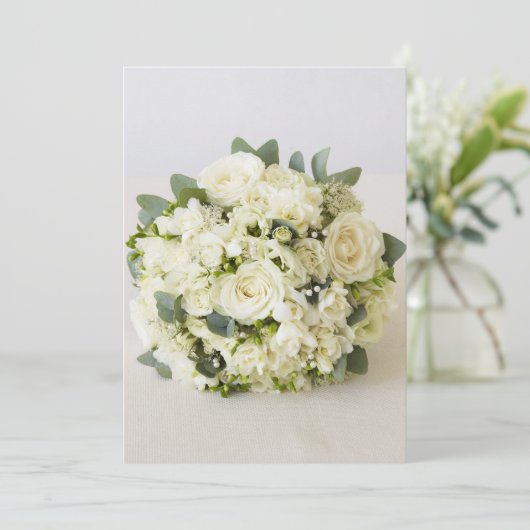 White Roses Bouquet (Stehend Vorderseite)