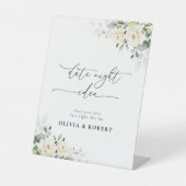 White Roses Brautparty Sockelschild (Vorderseite)