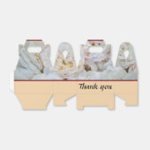 White Roses Favor Box Geschenkschachtel (Ungefaltet)