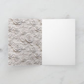 White Roses Forever Gedicht Karte (Innenseite)