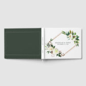 White Roses Frame Gästebuch (Voll)