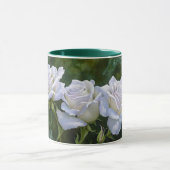 White Roses Garden Art Tasse Cup (Zentrum)