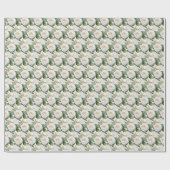 White Roses Geschenkpapier (Flach)
