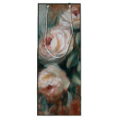 White Roses Geschenktüte Für Weinflaschen (Rückseite)