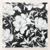 White Roses Glasuntersetzer (Vorderseite)