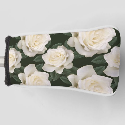 White Roses Golf Headcover (Vorderseite)