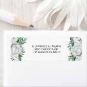 White Roses Greenerage Foliage Wedding (Insitu)