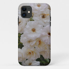 White Roses in Bloom Phone Case