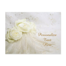 White Roses & Lace Personalize