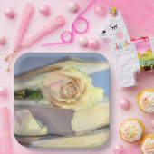 White Roses Pappteller (Party)