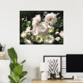 White Roses Poster (Heimbüro)