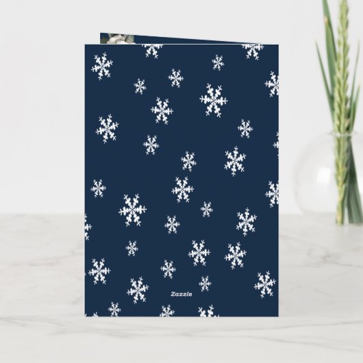 White Roses Snowflake Weihnachtskalender Programm (Rückseite)