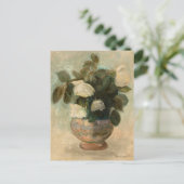 White Roses | Tadeusz Makowski Postkarte (Stehend Vorderseite)