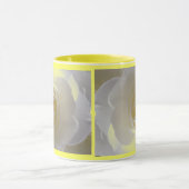 White Roses Tasse Kaffee Cup Schöne Rose Dekoratio (Zentrum)