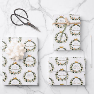White Roses Vielen Dank für Ihre Feier mit uns Geschenkpapier Set