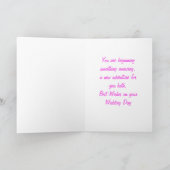 White Roses Wedding Card Karte (Innenseite)