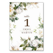 White Roses Wedding Elegante Flora