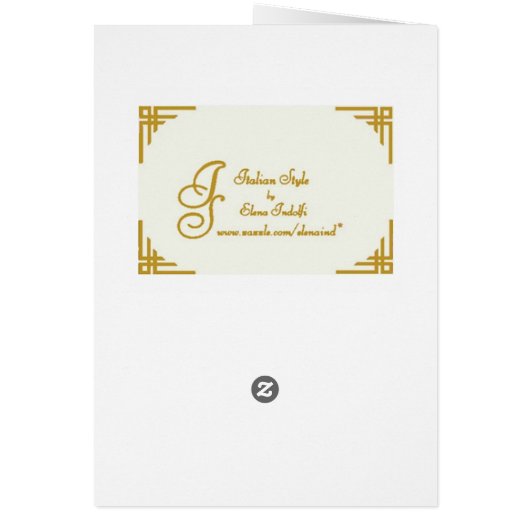 White Roses Wedding Menu (Hinten)