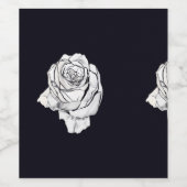 White Roses Weinetikett (Einzelnes Label)