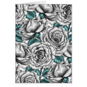 White roses with blue leaves (Vorne)