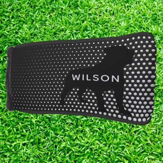  WHITE Rottweiler PUTTER Golf Headcover