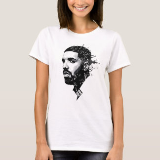 White Round Neck Drake Fan T - Shirt - Kanadischer