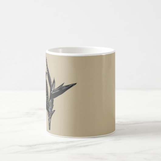 White Rumped Shama Bird Kaffeetasse (Mittel)