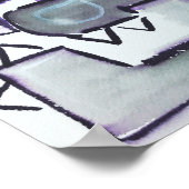 White Run Poster (Ecke)