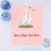 White Runner Ducks Flyer (Einzeln)