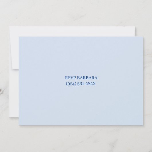 White Sailboat & Ocean Retirement Boot Einladung (Rückseite)