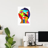 White - Sam Hoover Kinderposter Poster (Heimbüro)