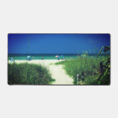 White Sand Beach Desk Mat Schreibtischunterlage (Vorderseite)