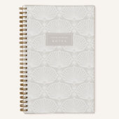 White Sand Beige | Deco Fans Personalized Notizblock (Vorderseite)