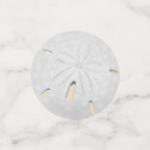 White Sand Dollar Beach Hochzeitstisch Confetti Konfetti (Klein Vorderseite)