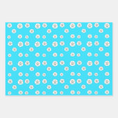 White Sand Dollars Blue Geschenkpapier Set (Vorderseite 2)