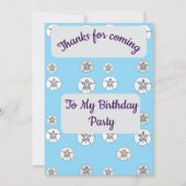 White Sand Dollars Danke Karte (Vorderseite)