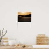 White Sand Dunes Nationalpark Sunset Poster (Küche)