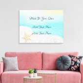 White Sand Wedge am Strand Leinwanddruck (Insitu (Wohnzimmer))