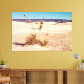 White Sand Yuccas Leinwanddruck (Insitu (Wohnzimmer))