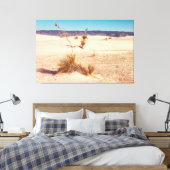 White Sand Yuccas Leinwanddruck (Insitu (Schlafzimmer))