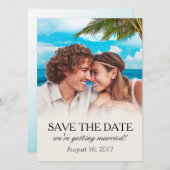 White Sands Beach FRAGTE MICH, IHREN PIC ZU FOTOCH Save The Date (Vorne/Hinten)