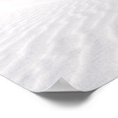 White Sands Blue Sky New Mexico Poster (Ecke)
