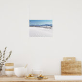 White Sands Blue Sky New Mexico Poster (Küche)
