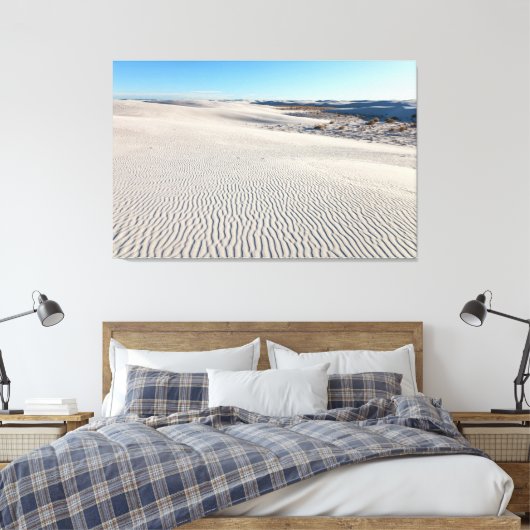 White Sands Dunes Leinwanddruck (Insitu (Schlafzimmer))