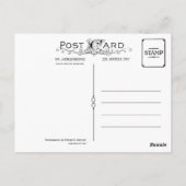 White Sands Morning Postcard Postkarte (Rückseite)