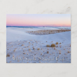 White Sands National Park Atemberaubender Blick Postkarte