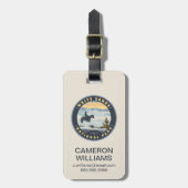 White Sands National Park Gepäckanhänger (Vorderseite vertikal)