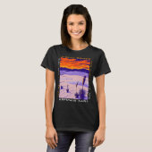 White Sands National Park New Mexico Distressed Vi T-Shirt (Vorne ganz)